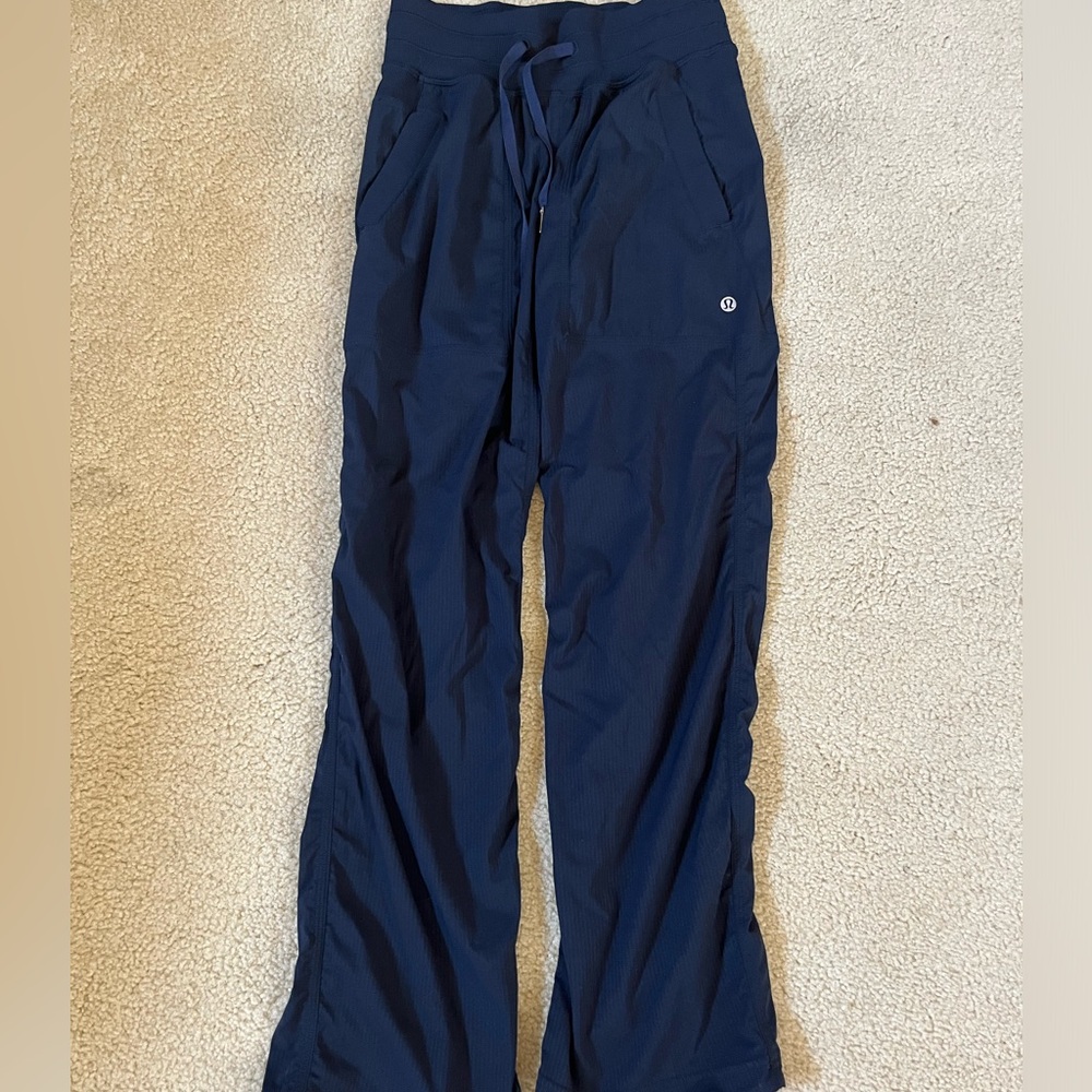 Women’s lululemon navy Dance Studio pants size 0